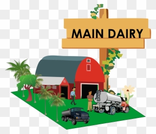 This Is One Of Most Important Unit Of Milk Processing, - Milk Processing Cartoon Clipart