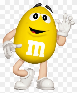 M&m Characters Yellow Clipart