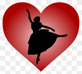 Ballet Svg Pink - Happy Valentine Day Ballet Clipart