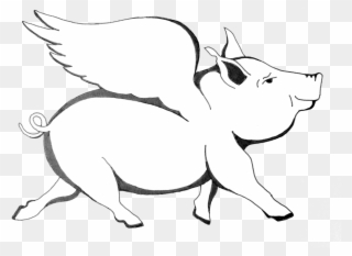 Flying Pig Png - Flying Pig Transparent Clipart