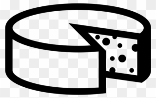 Product Clipart Black And White - Cheese Clipart Black And White Transparent - Png Download