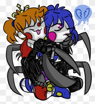 Clip Art Royalty Free Ballora Drawing Love - Freakshow Baby X Freakshow Ballora - Png Download