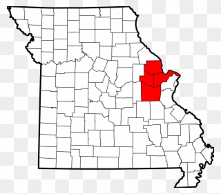 Open - Missouri County Map Svg Clipart