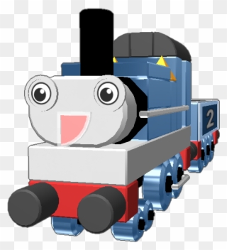 Edward Is A Metallic Engine - Locomotive Clipart