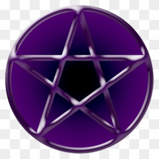 Pentacle Png Transparent Images - Purple Pentagram Png Clipart