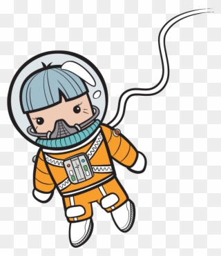 Astro Floating - Krew Mobile - Cartoon Clipart