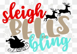 Design Sleigh Bells Bling - Illustration Clipart