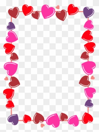 What Is - Valentines Day Card Border Clipart
