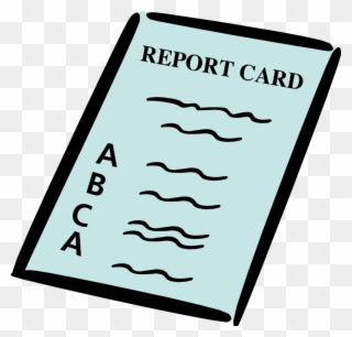 For Those Who Did Not Get Perfect - Transparent Report Card Clipart - Png Download