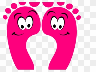 Happy Feet Clipart Cute Foot - Cartoon Feet Clip Art - Png Download