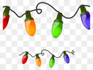 Holiday Clipart Christmas - Christmas Lights On String - Png Download