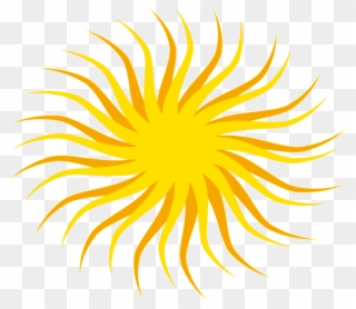 Bright Sun Clipart - Raios Do Sol Desenho - Png Download