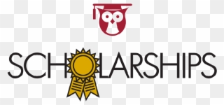 An Owl With A Commencement Cap Above The Word Scholarship - Scholarships Cartoon Clipart