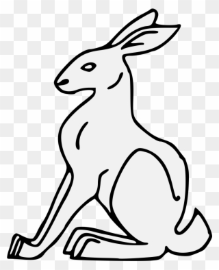 Rabbit - Heraldic Art Clipart