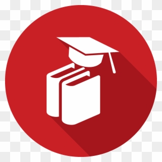 Donate - Scholarship Red Icon Clipart