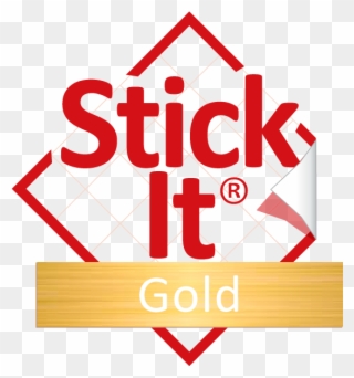 Stick It ® Gold Brushed - Paper Clipart
