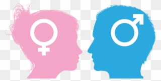25 Fun Facts About What Makes Men And Women Different - Gender Roles Clipart