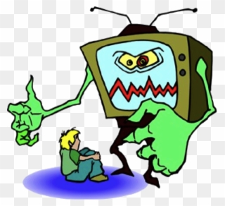 This Can Lead To The Child Being Depressed, Lonely - Effects Of Television On Children Clipart