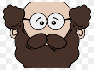 Father Face Clipart - Old Man Cartoon Face - Png Download