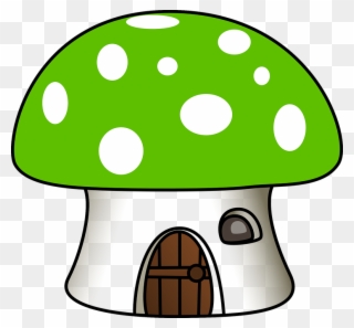 Mushroom Clipart Mushroom House - Mushroom House Clipart - Png Download