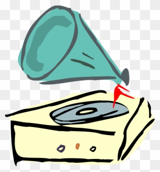 Record Player Clip Art - Clipart Record Player - Png Download
