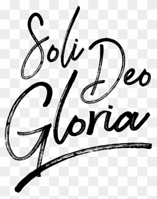Soli Deo Gloria God Reformation Protestantism Freie - Soli Deo Gloria Banner Clipart