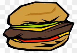 Hamburger Free To Use Cliparts - Hamburger - Png Download