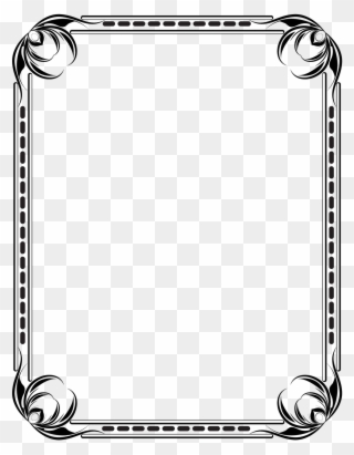 Free Draw Download Border Templates Corel Designs Gallery - Drawing Clipart