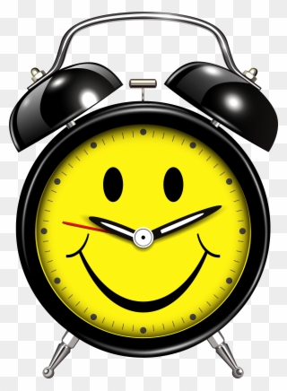 Smiling Alarm Clock Clip Art Web Clipart - Alarm Clock Clip Art Png Transparent Png