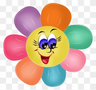 Azbuka Png Klipart Pinterest Smileys Smiley And - Flower With Face Clipart Transparent Png
