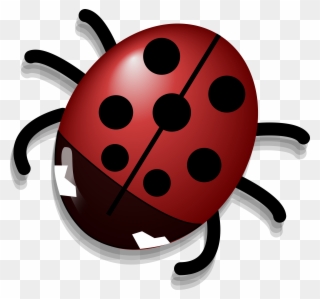 Free Vector Ladybug Clip Art - Cute As A Bug Bib - Png Download