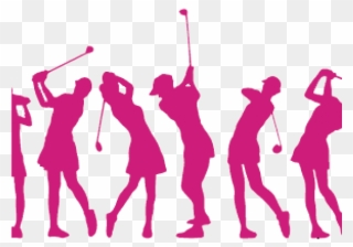 Ladies Golf Logo Clipart