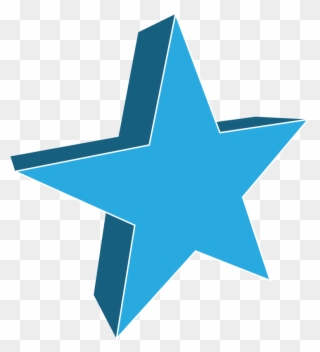 3d Star Images - Star Logo 3d Png Clipart