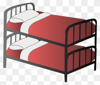 Bedtime Clipart 7 Bed Clip Art 2 Clipartbold - Clip Art Bunk Bed - Png Download