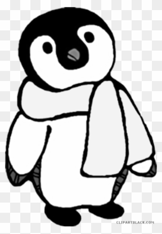 Png Transparent Stock Black And White Penguin Clipart - Black & White Clipart Penguin