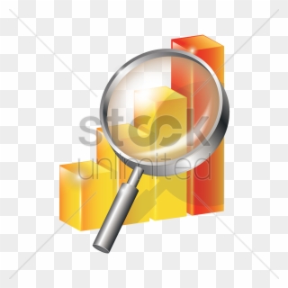 Graph Clipart Magnifying Glass - Magnifying Glass - Png Download