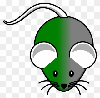 Green Mouse Clip Art - Png Download