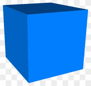3d Cube Cliparts - 3d Blue Cube Png Transparent Png
