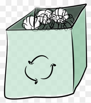 Waste Container Clipart Rubbish Bins & Waste Paper - Hojas De Papel Basura Png Transparent Png