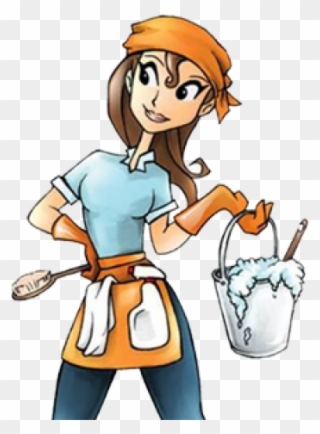 Cleaning Lady Clipart - Cleaning Services - Png Download