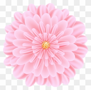 Flower Clip Art Image - Flower Button - Png Download
