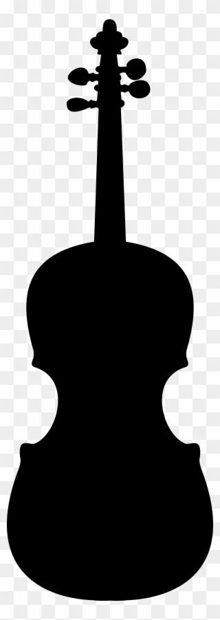 Violinist Clipart Silhouette - Violin Stradivarius - Png Download