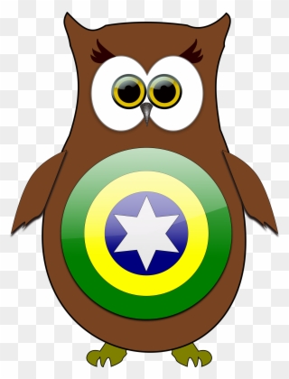 Free Owl Brazil Superhero Clipart Clipart And Vector - Turkey Superheroes Clipart - Png Download