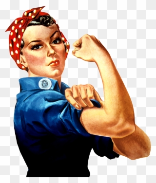 Rosie The Riveter Clipart - Png Download