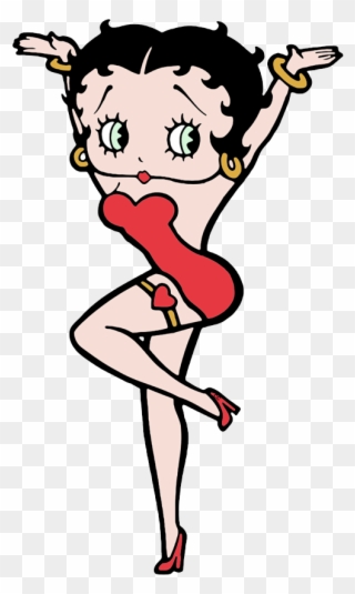 Betty Boop Pin-up Pose - Betty Boop Character Hd Clipart