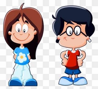 **✿*yo Y Mi Amigo*✿** Girlfriends, Guys, - Cartoon Kids Clipart