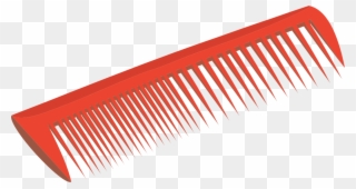 Comb Barber Hair-cutting Shears Hairdresser Hairbrush - Comb Png Clipart
