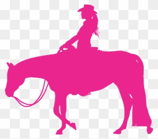 Western Pleasure Horse Decal Clipart