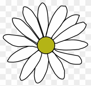 Simple - Flower Outline Png Clipart
