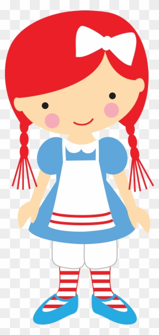 Girl Clipart, Cute Clipart, Raggedy Ann And Andy, - Storybook Character Parade Clipart - Png Download